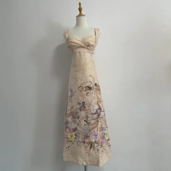 BNWT Zimmermann Illuminate Midi Dress - Picture 3 of 10